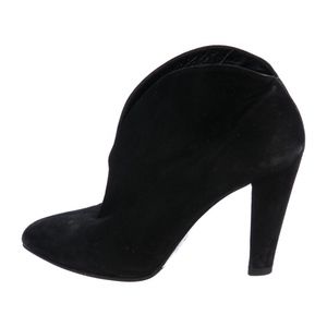 Miu Miu booties. Black suede. Size 38. Like new